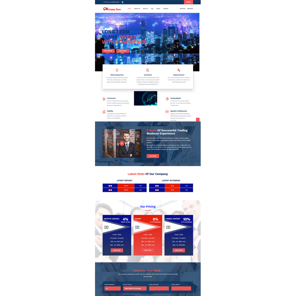 GC HYIP Template 435