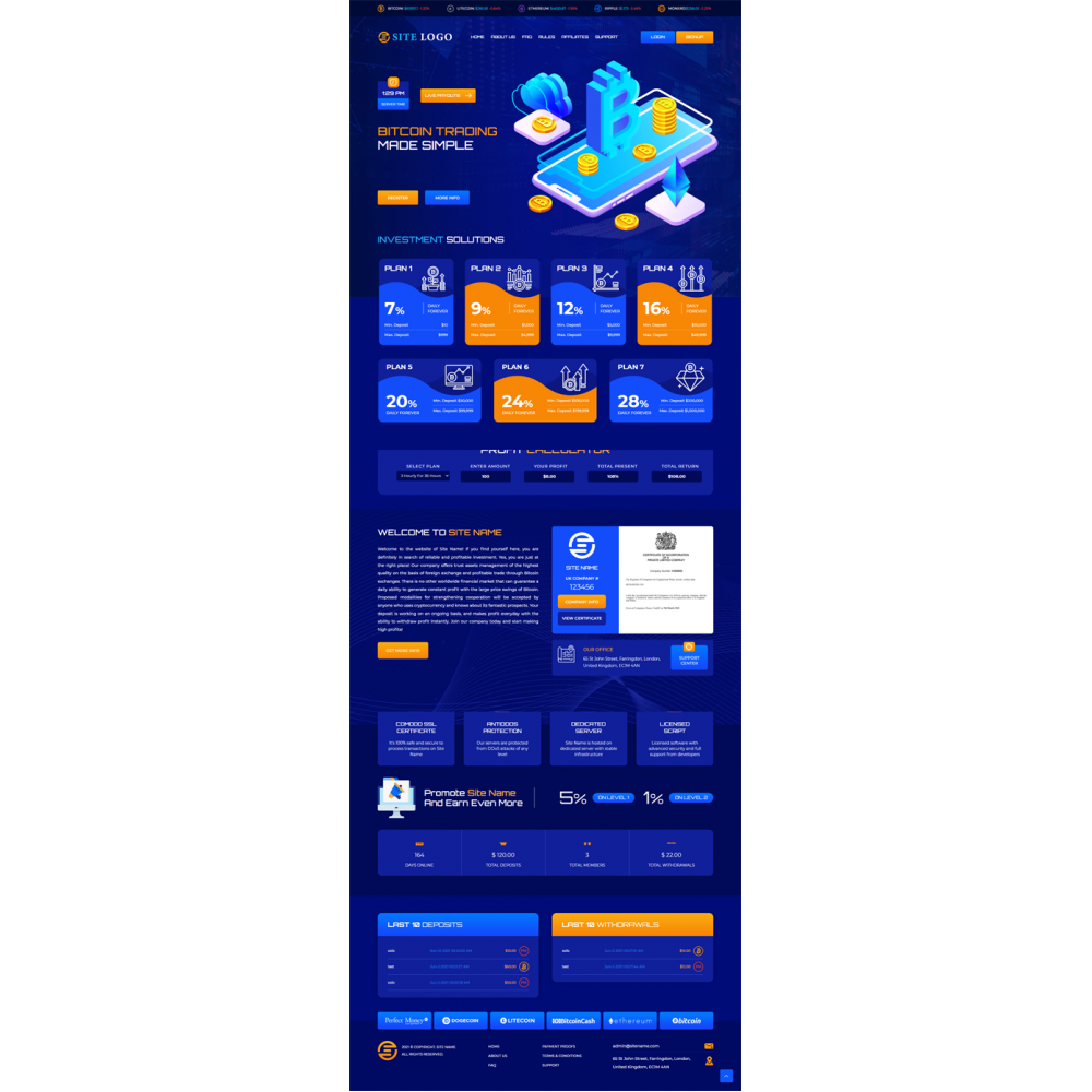 GC HYIP Template 740