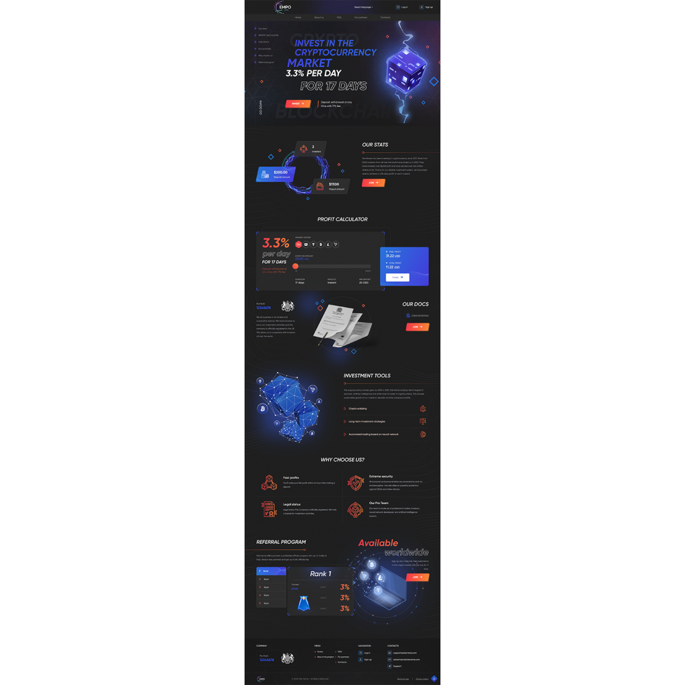 GC HYIP Template 831