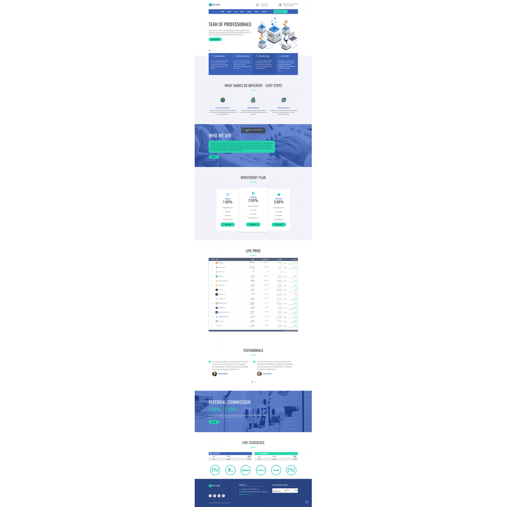 UNIQUE GC HYIP TEMPLATE 302